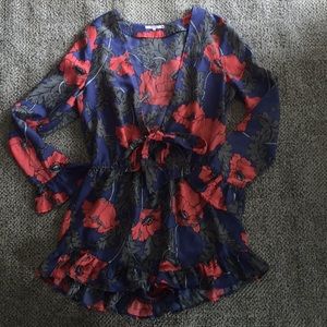 Tularosa floral bishop romper